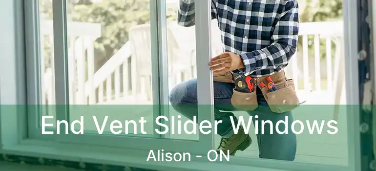  End Vent Slider Windows Alison - ON