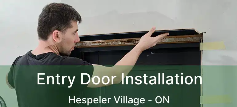  Entry Door Installation Hespeler Village - ON