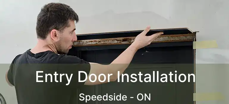  Entry Door Installation Speedside - ON