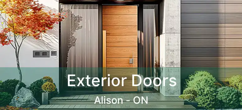  Exterior Doors Alison - ON