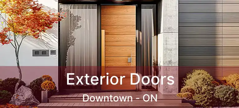  Exterior Doors Downtown - ON