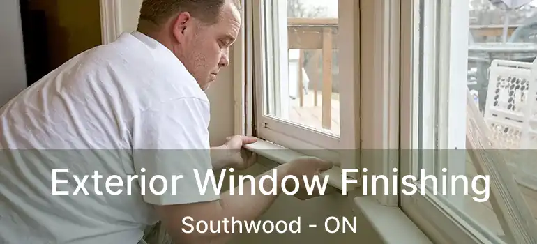  Exterior Window Finishing Southwood - ON