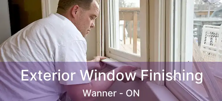  Exterior Window Finishing Wanner - ON