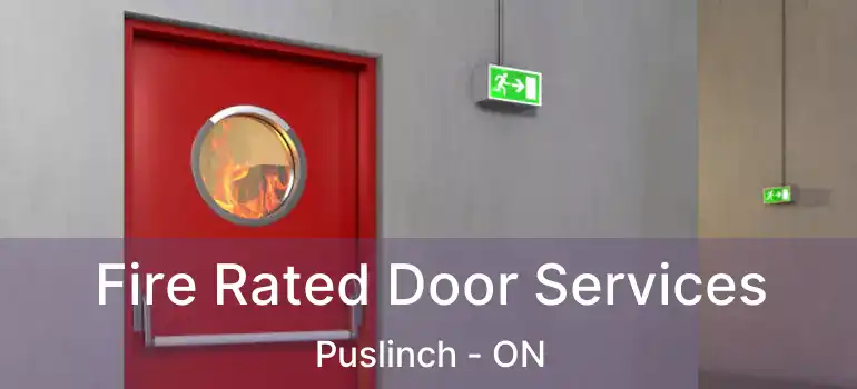  Fire Rated Door Services Puslinch - ON