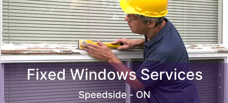  Fixed Windows Services Speedside - ON