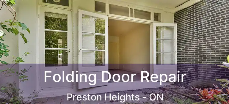  Folding Door Repair Preston Heights - ON