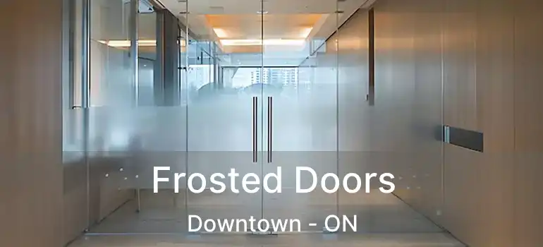  Frosted Doors Downtown - ON