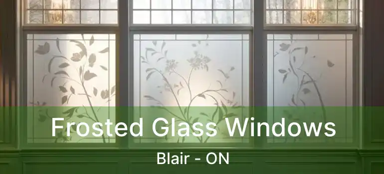  Frosted Glass Windows Blair - ON