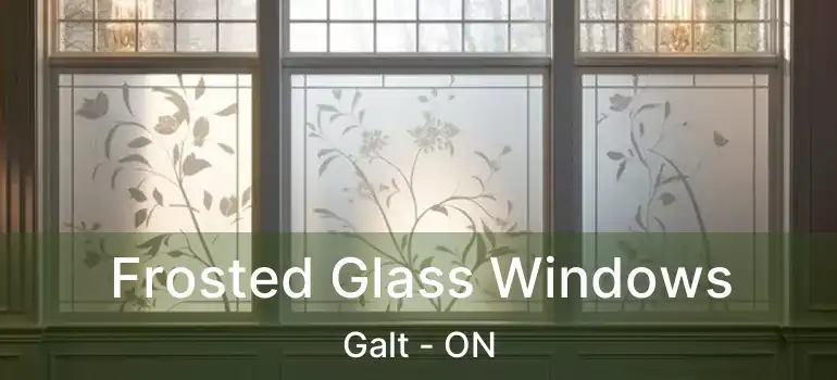  Frosted Glass Windows Galt - ON