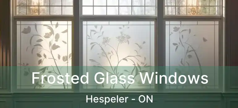  Frosted Glass Windows Hespeler - ON