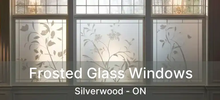  Frosted Glass Windows Silverwood - ON