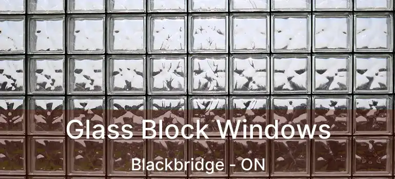  Glass Block Windows Blackbridge - ON