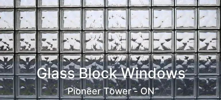 Glass Block Windows Pioneer Tower - ON