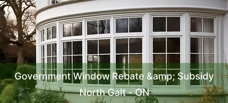Government Window Rebate & Subsidy North Galt - ON