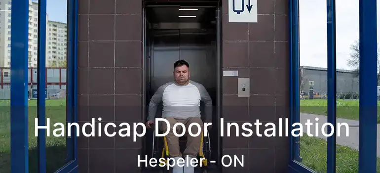  Handicap Door Installation Hespeler - ON