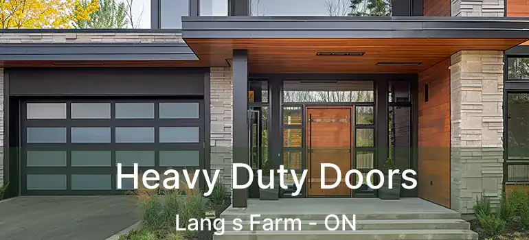  Heavy Duty Doors Lang s Farm - ON
