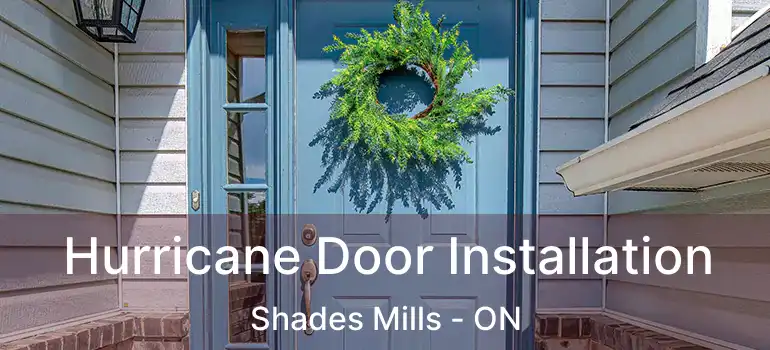  Hurricane Door Installation Shades Mills - ON