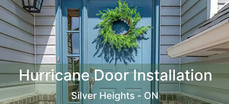  Hurricane Door Installation Silver Heights - ON