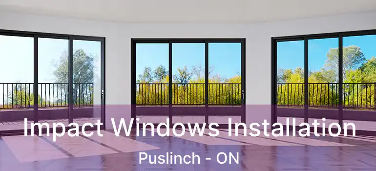  Impact Windows Installation Puslinch - ON