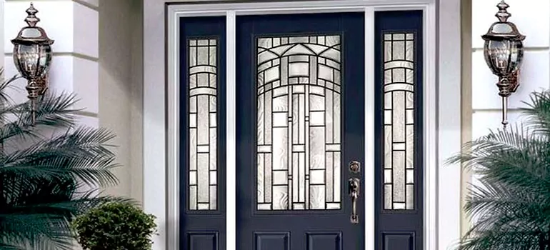 Stained Glass Door Panels in Cambridge, Ontario