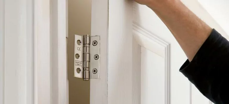Bathroom Stall Door Hinge Repair in East Galt, ON