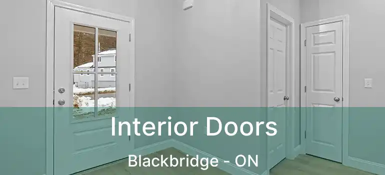  Interior Doors Blackbridge - ON