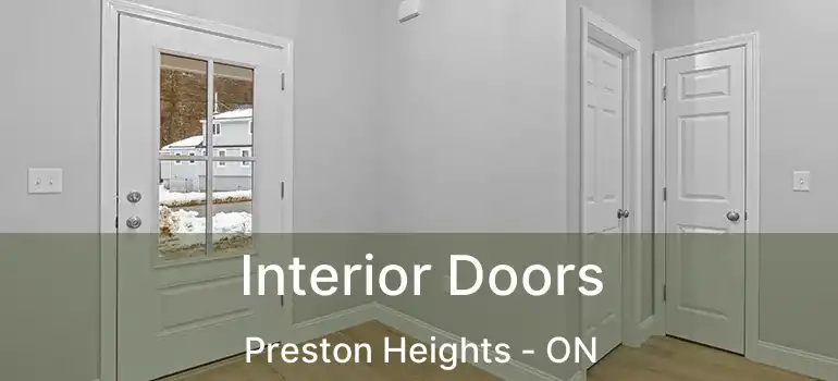  Interior Doors Preston Heights - ON