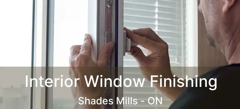  Interior Window Finishing Shades Mills - ON