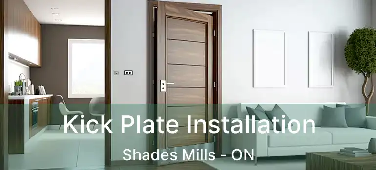  Kick Plate Installation Shades Mills - ON