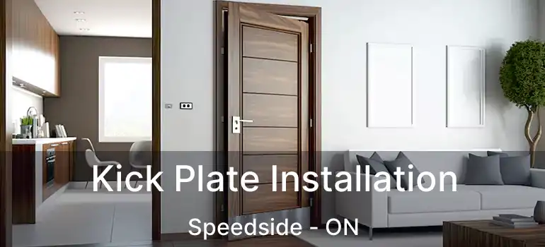  Kick Plate Installation Speedside - ON