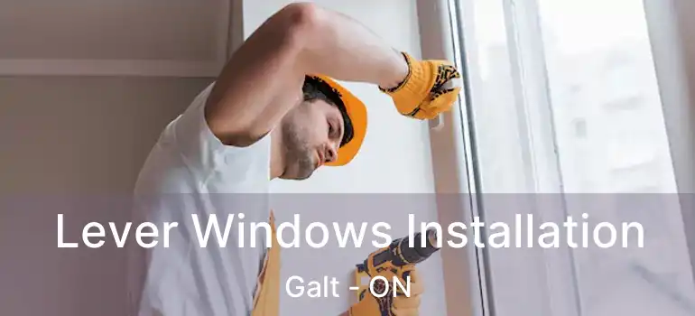  Lever Windows Installation Galt - ON
