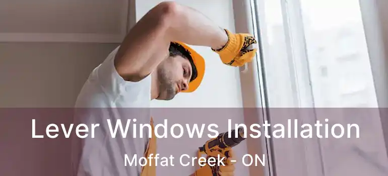  Lever Windows Installation Moffat Creek - ON