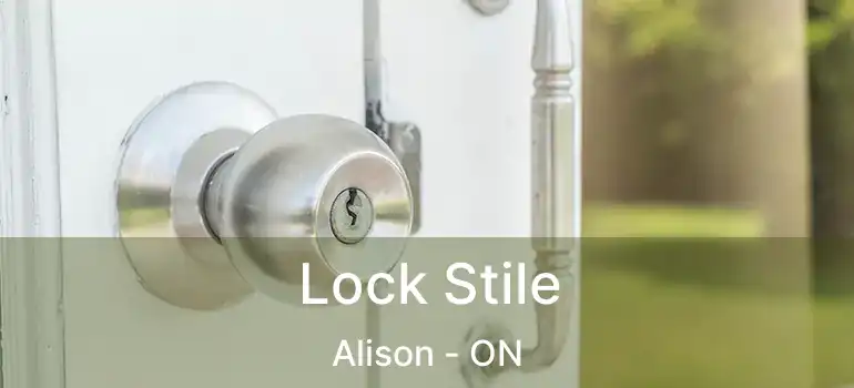  Lock Stile Alison - ON