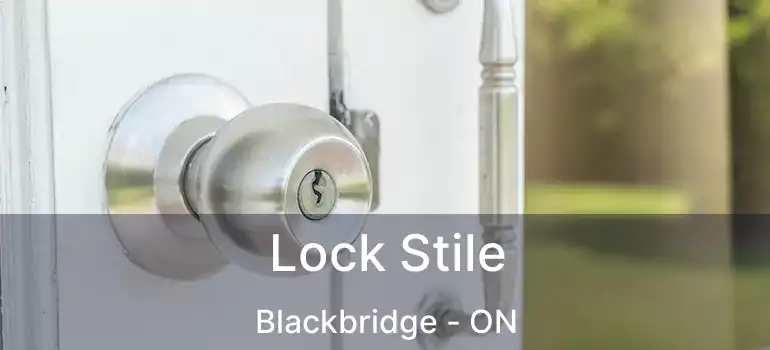  Lock Stile Blackbridge - ON