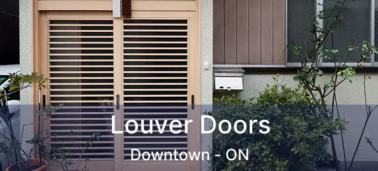  Louver Doors Downtown - ON