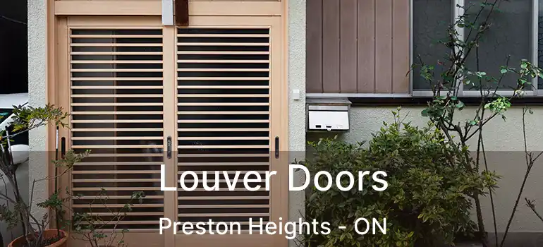  Louver Doors Preston Heights - ON