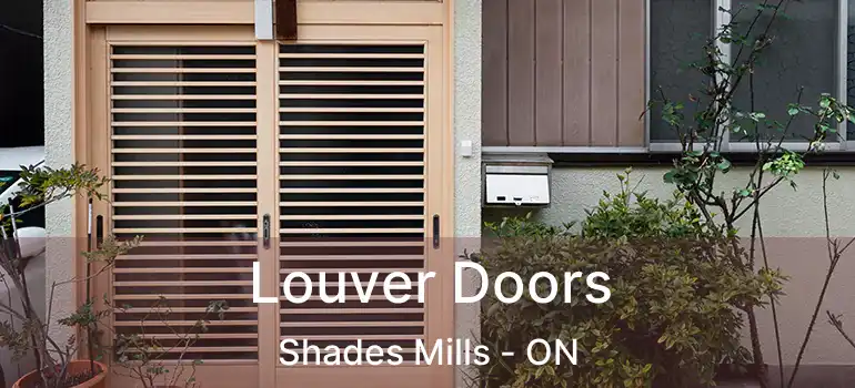  Louver Doors Shades Mills - ON
