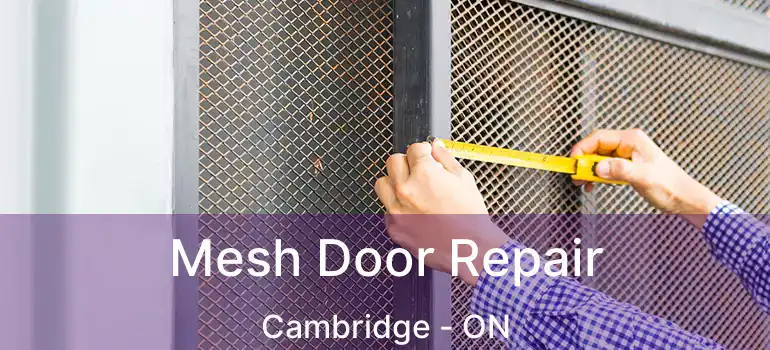  Mesh Door Repair Cambridge - ON