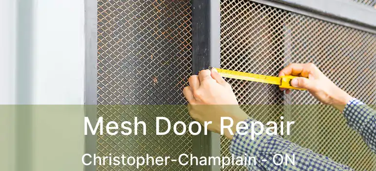  Mesh Door Repair Christopher-Champlain - ON