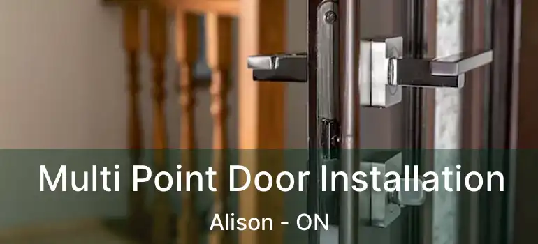  Multi Point Door Installation Alison - ON