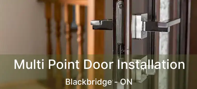  Multi Point Door Installation Blackbridge - ON