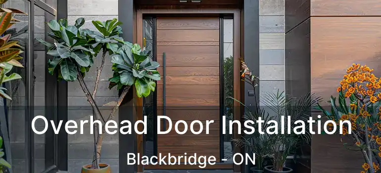  Overhead Door Installation Blackbridge - ON