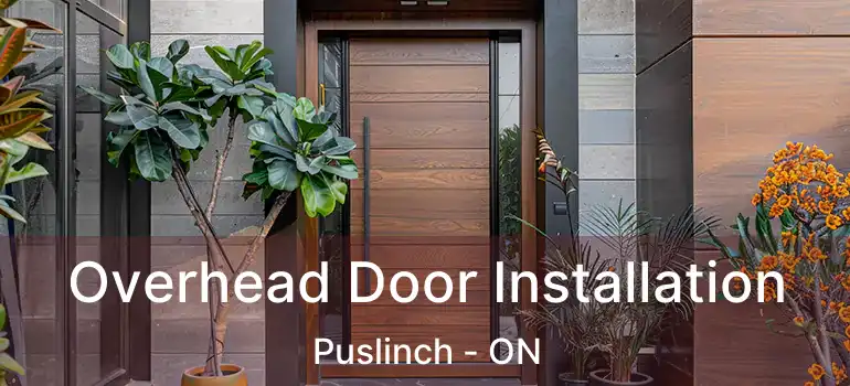  Overhead Door Installation Puslinch - ON