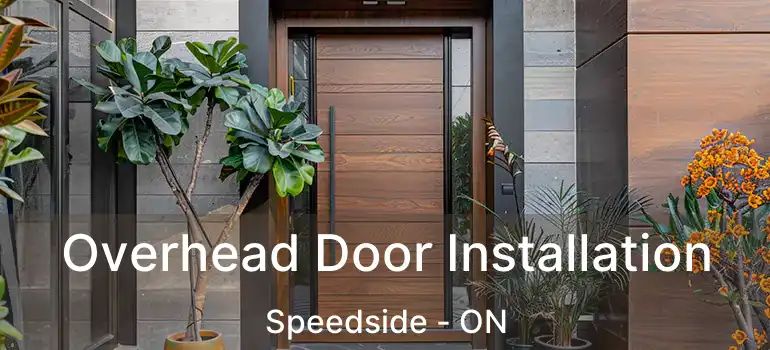 Overhead Door Installation Speedside - ON