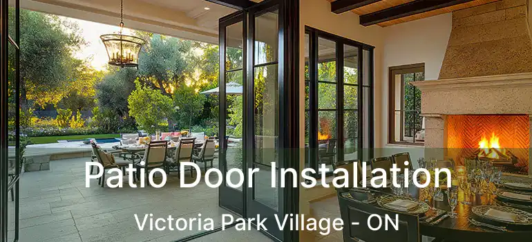  Patio Door Installation Victoria Park Village - ON
