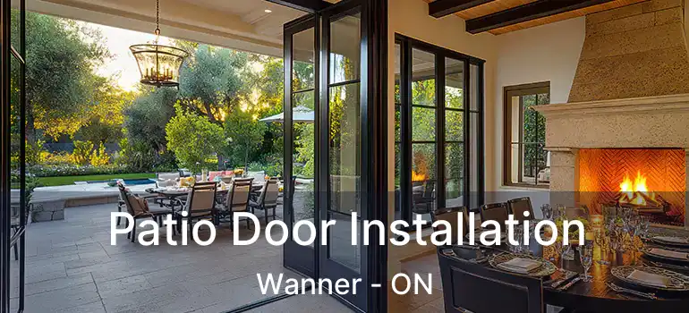  Patio Door Installation Wanner - ON