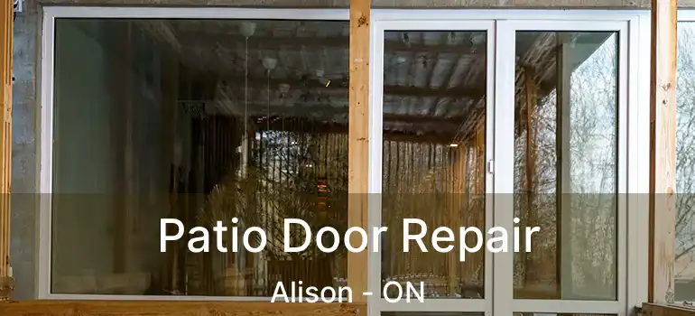  Patio Door Repair Alison - ON