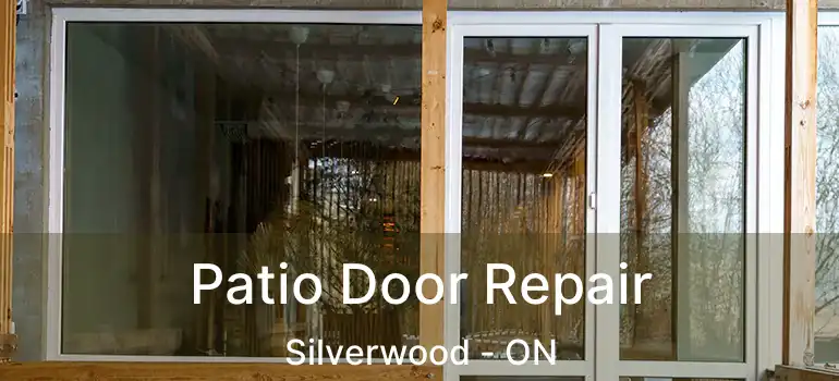  Patio Door Repair Silverwood - ON