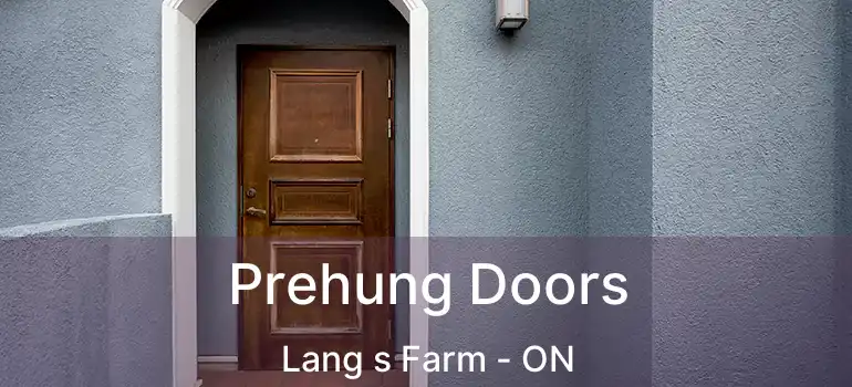  Prehung Doors Lang s Farm - ON