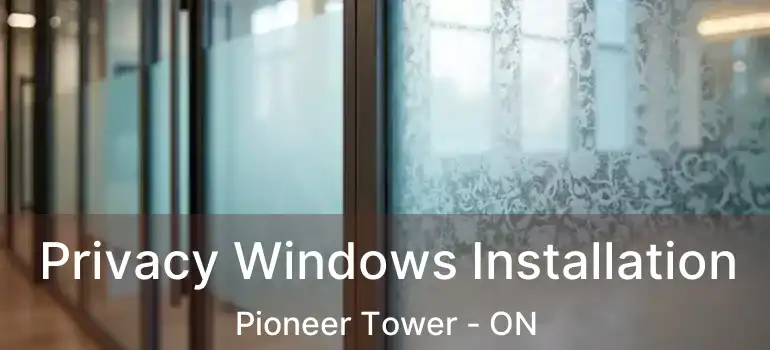  Privacy Windows Installation Pioneer Tower - ON